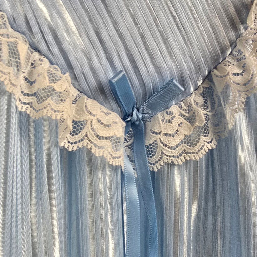 Vintage Improptu Blue Nightgown Size M