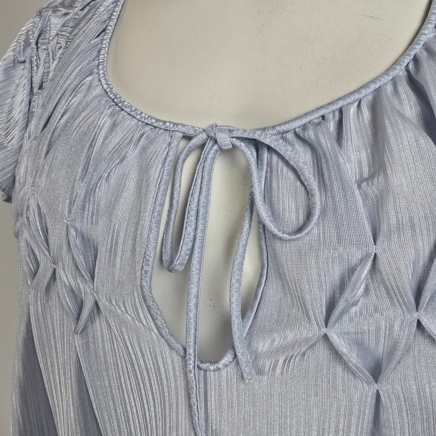 Vintage Kayser Blue Long Nightgown Size M
