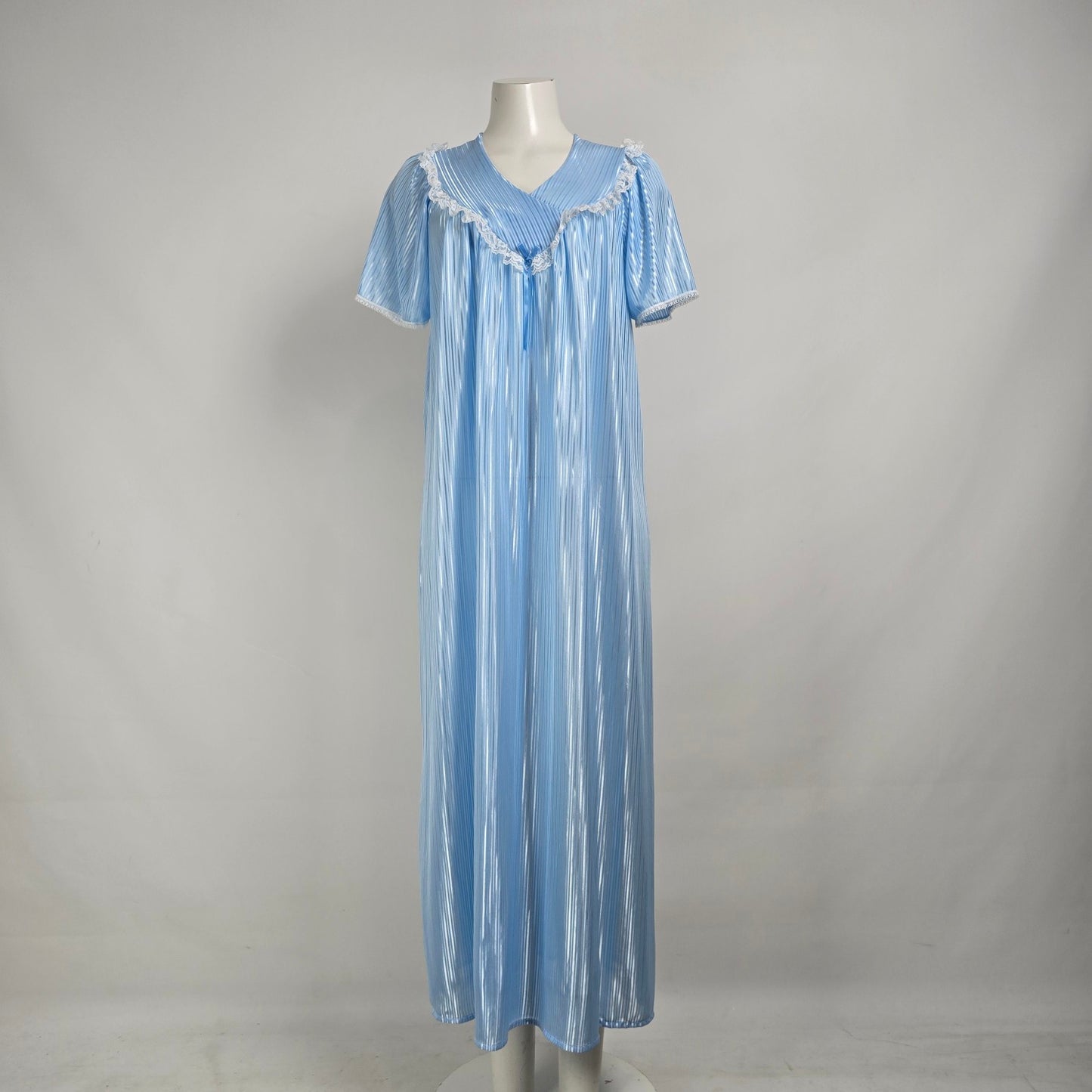 Vintage Improptu Blue Nightgown Size M