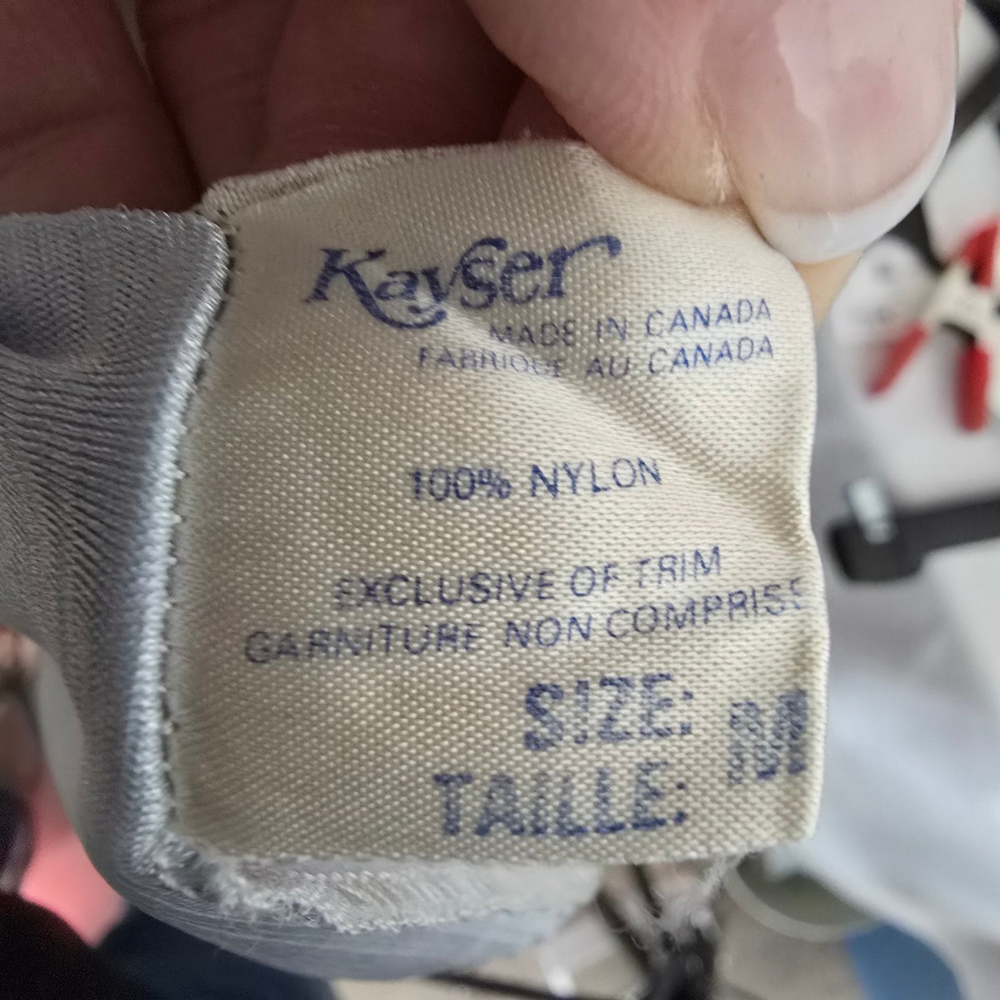 Vintage Kayser Blue Long Nightgown Size M
