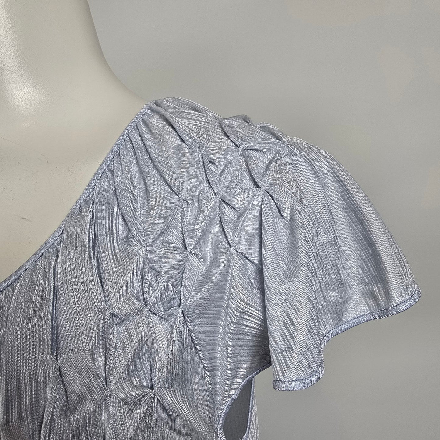 Vintage Kayser Blue Long Nightgown Size M