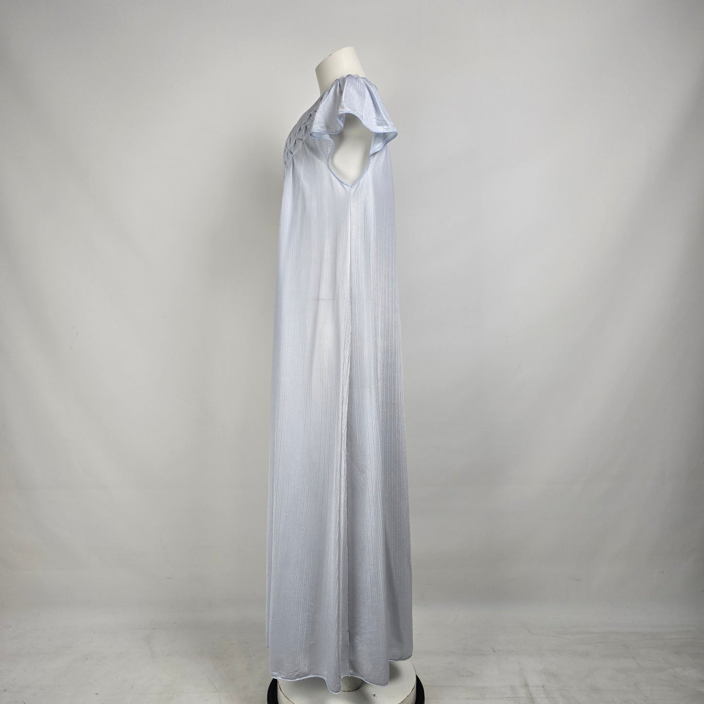 Vintage Kayser Blue Long Nightgown Size M
