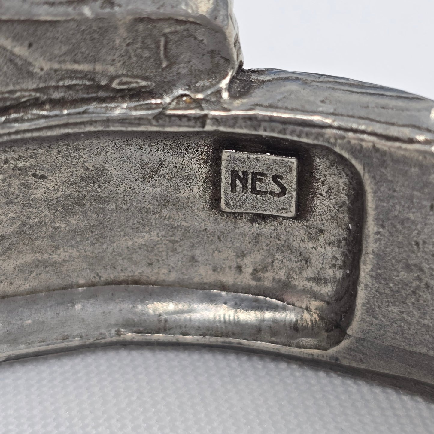 NES Montreal Silver & Blue Cuff Bracelet