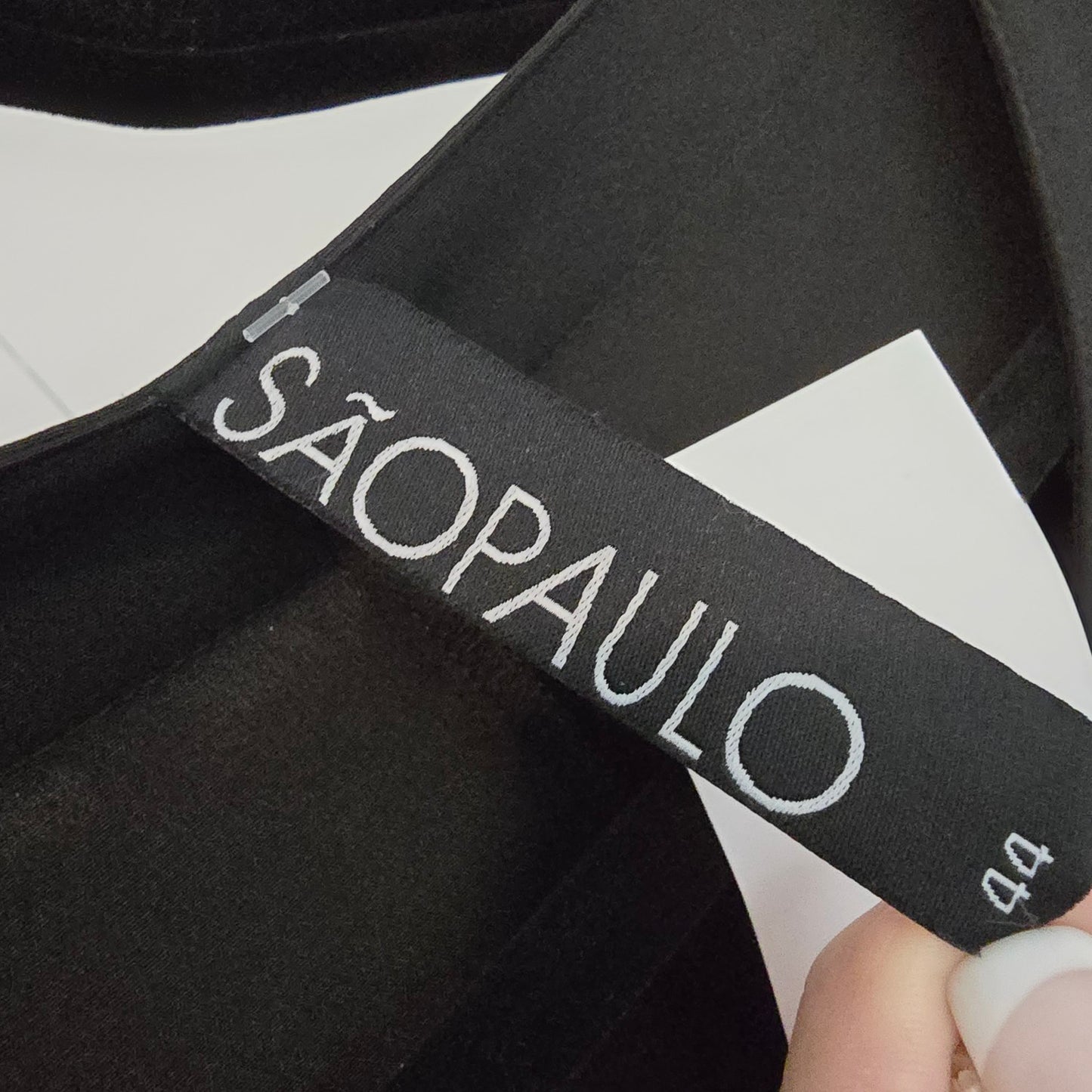 Saopaulo Black Zip-Up Jacket Dress Size 14