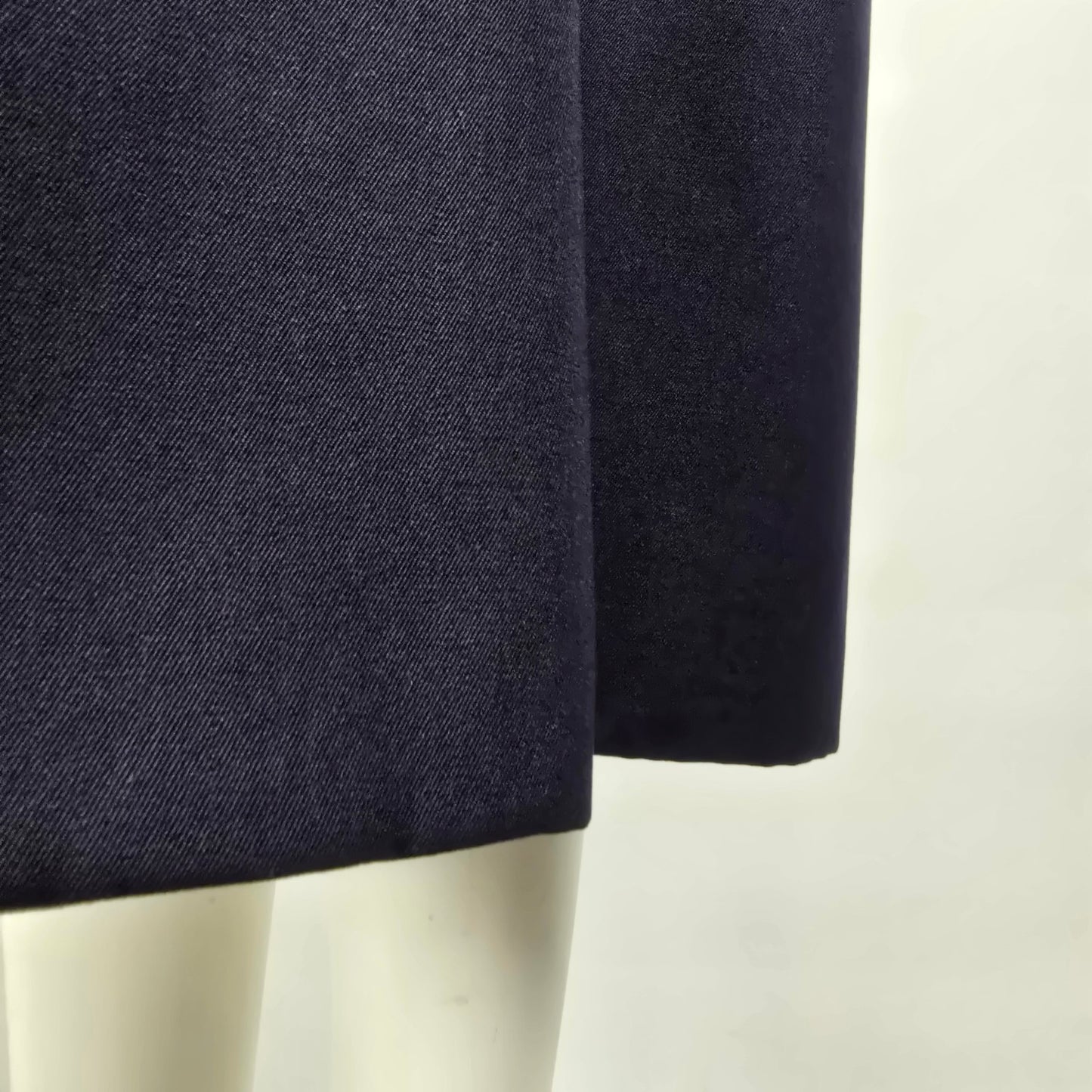 Vintage Auqascutum Blue Wool Overcoat Size 2XL