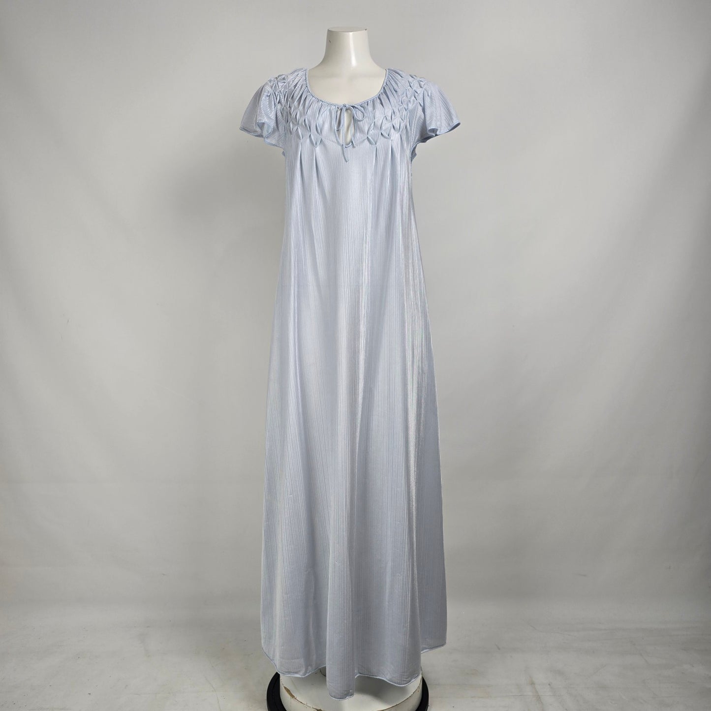 Vintage Kayser Blue Long Nightgown Size M