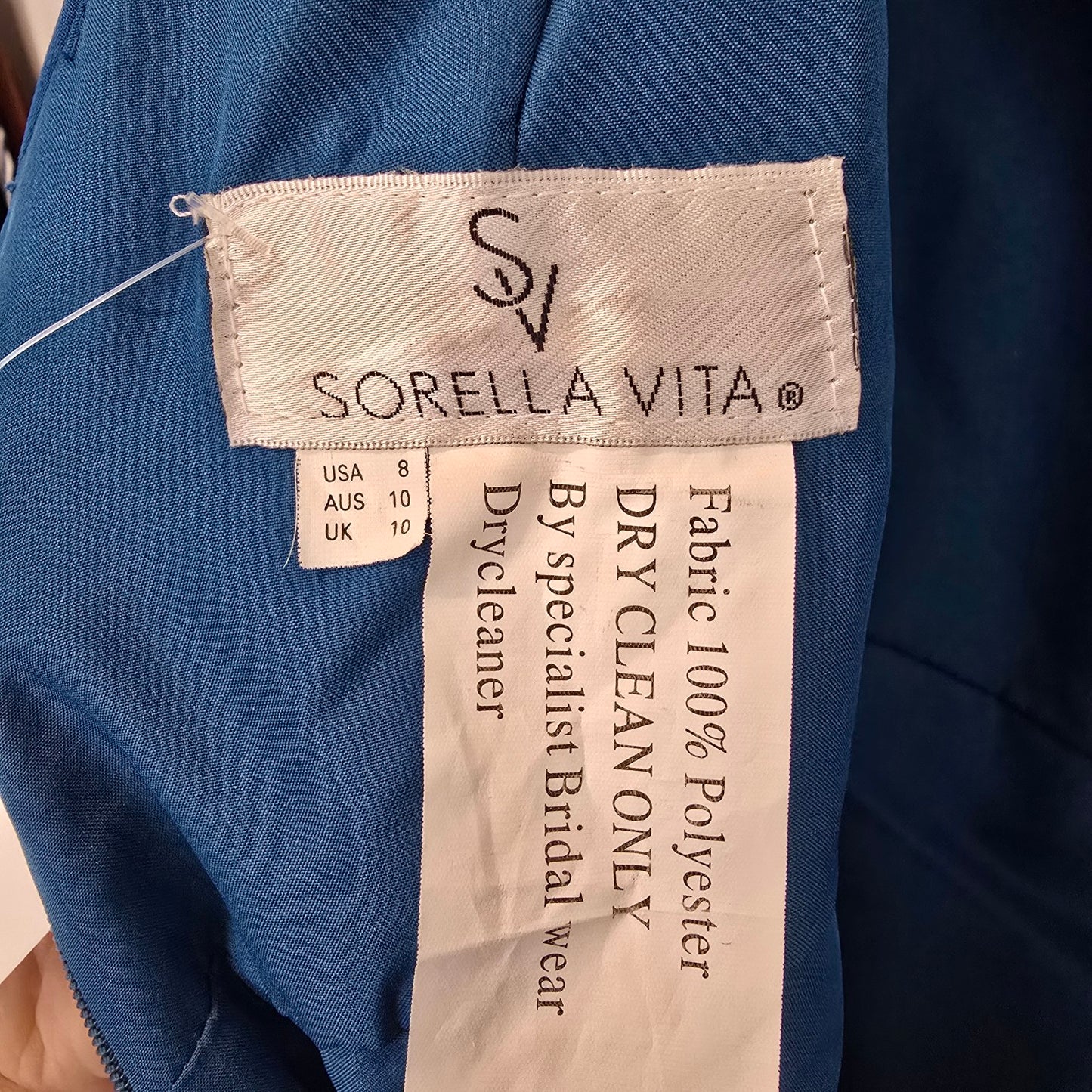 Sorella Vita Blue Bridesmaid Event Dress Size 8