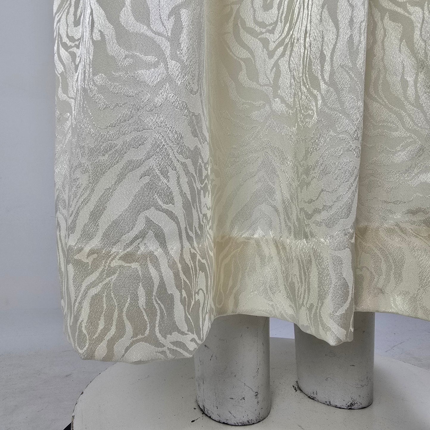 Vintage Clasilk Cream Lingerie Nightgown Dress Size S