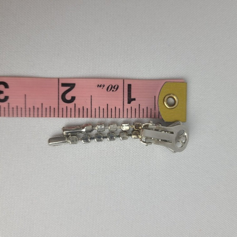 Vintage Rhinestone Crystal Silver Tone Clip On Earrings