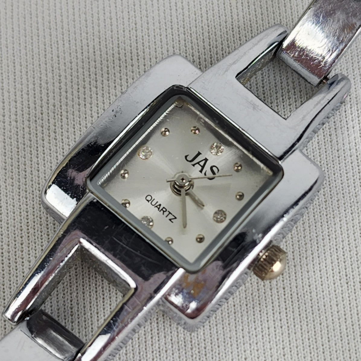 JAS Silver Link Watch