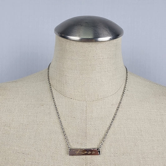 FAC Silver Boss Necklace