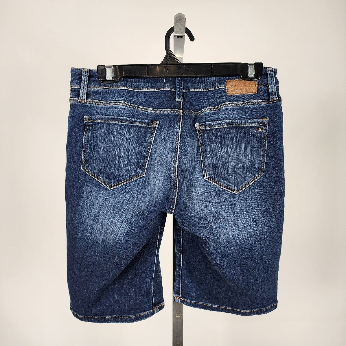 Mavi Jeans Blue Cotton Blend Bermuda Shorts Size 28