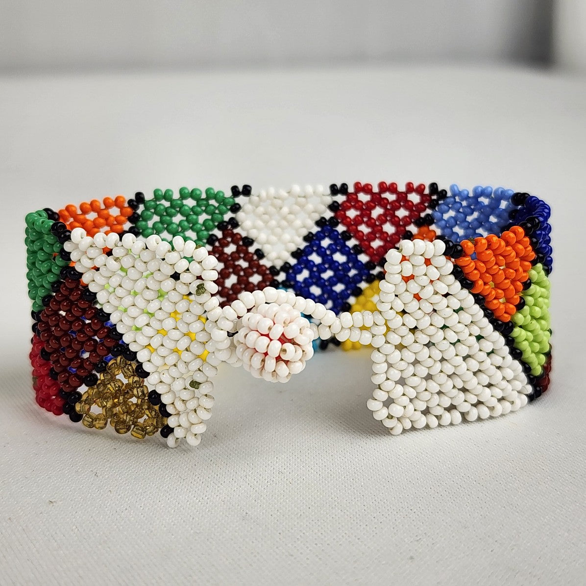 Colorful Triangle Beaded Bracelet