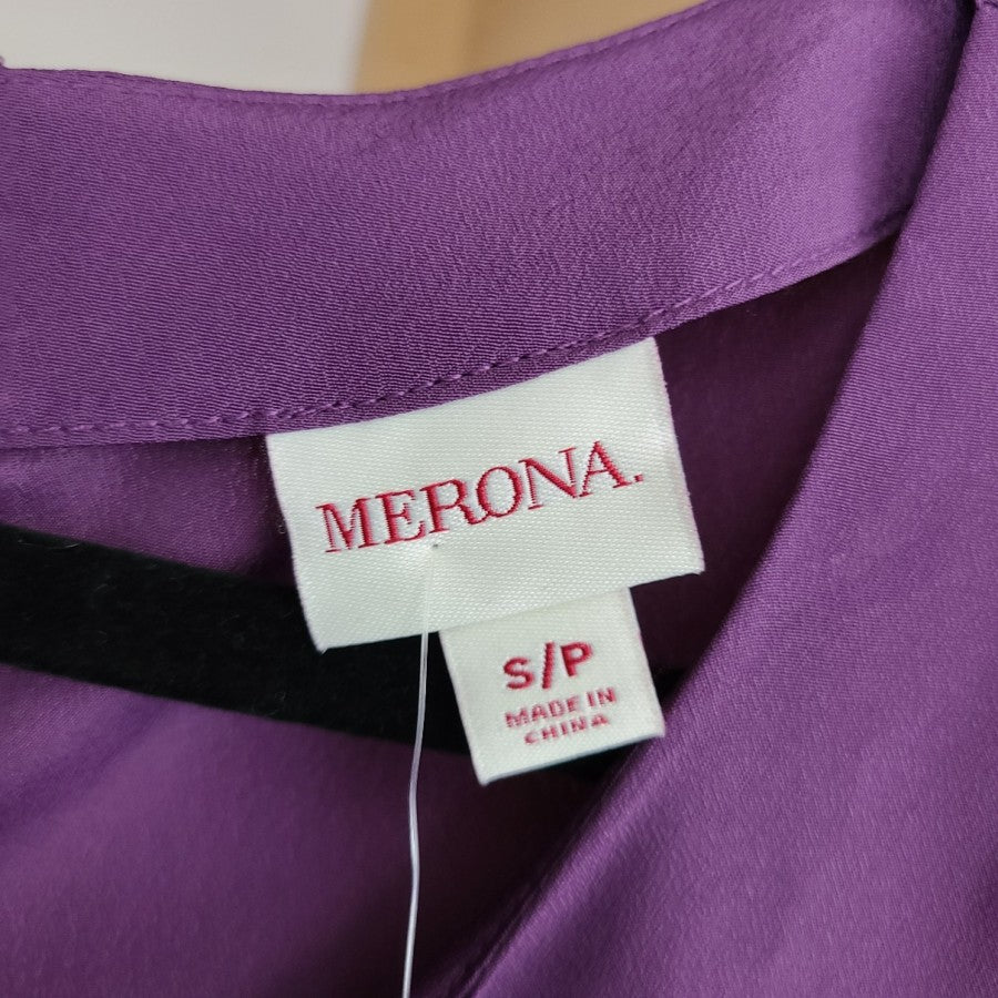 Merona Purple Sleeveless Top Size S
