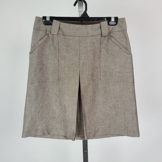 Mexx Brown Tweed Skirt Size 6