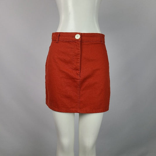 BDG Urban Outfitters Orange Denim Skirt Size M