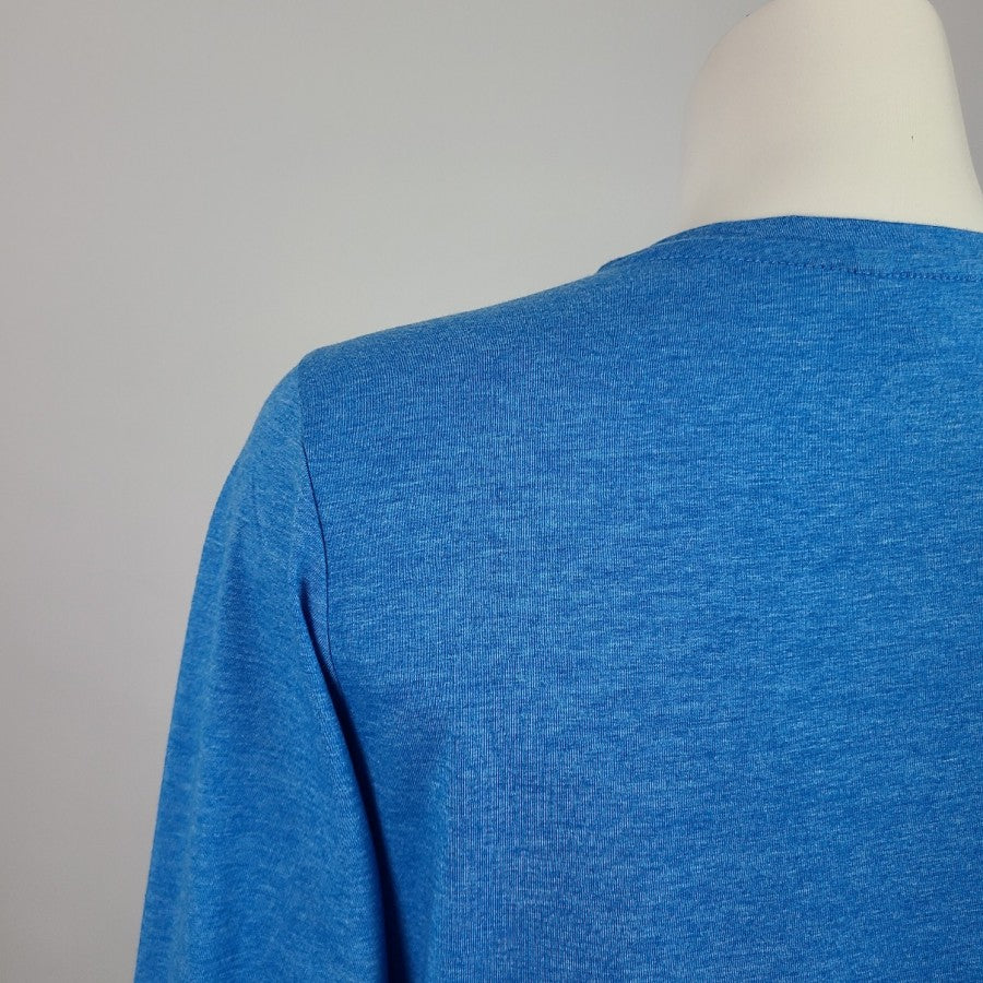 Elevate Blue Long Sleeve T-Shirt Size M Role Model Inspirational