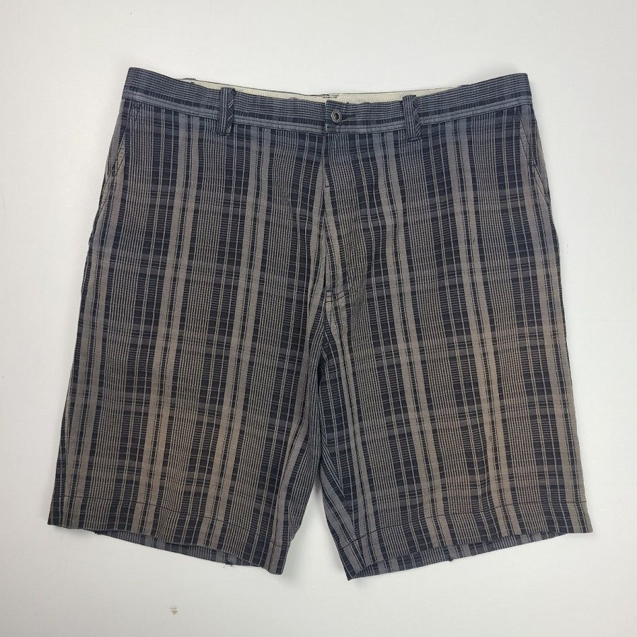 Tommy Bahama Plaid Silk Cotton Linen Shorts Size 40 Mens