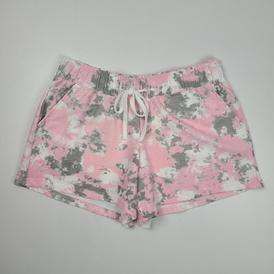 Shitt$ Creek Pink Tye Dye Cotton Shorts Size L
