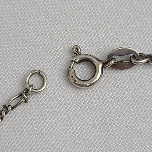 925 Sterling Silver Dolphin Chain Link Bracelet