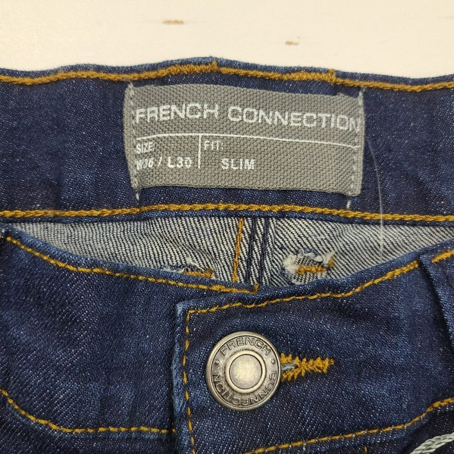 French Connection Dark Denim Slim Fit Size 6