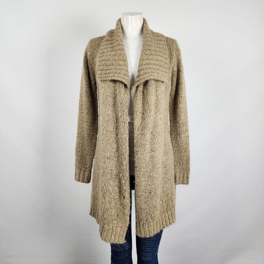 Coupe Collection Tan Knit Cardigan Size M
