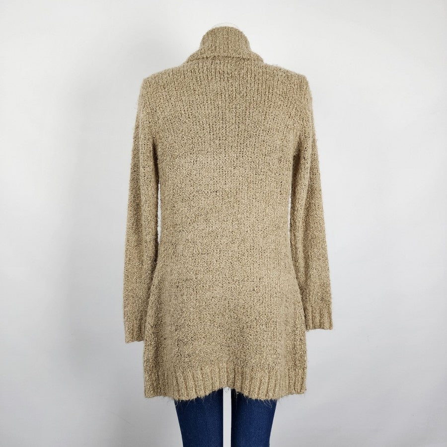 Coupe Collection Tan Knit Cardigan Size M