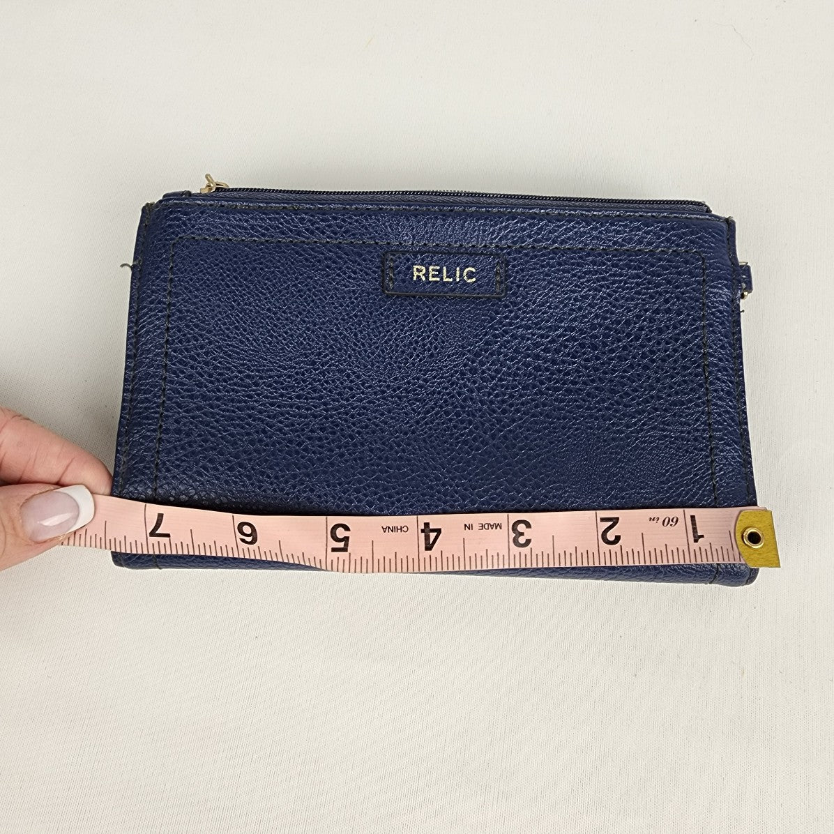 Relic Blue Vegan Leather Wallet