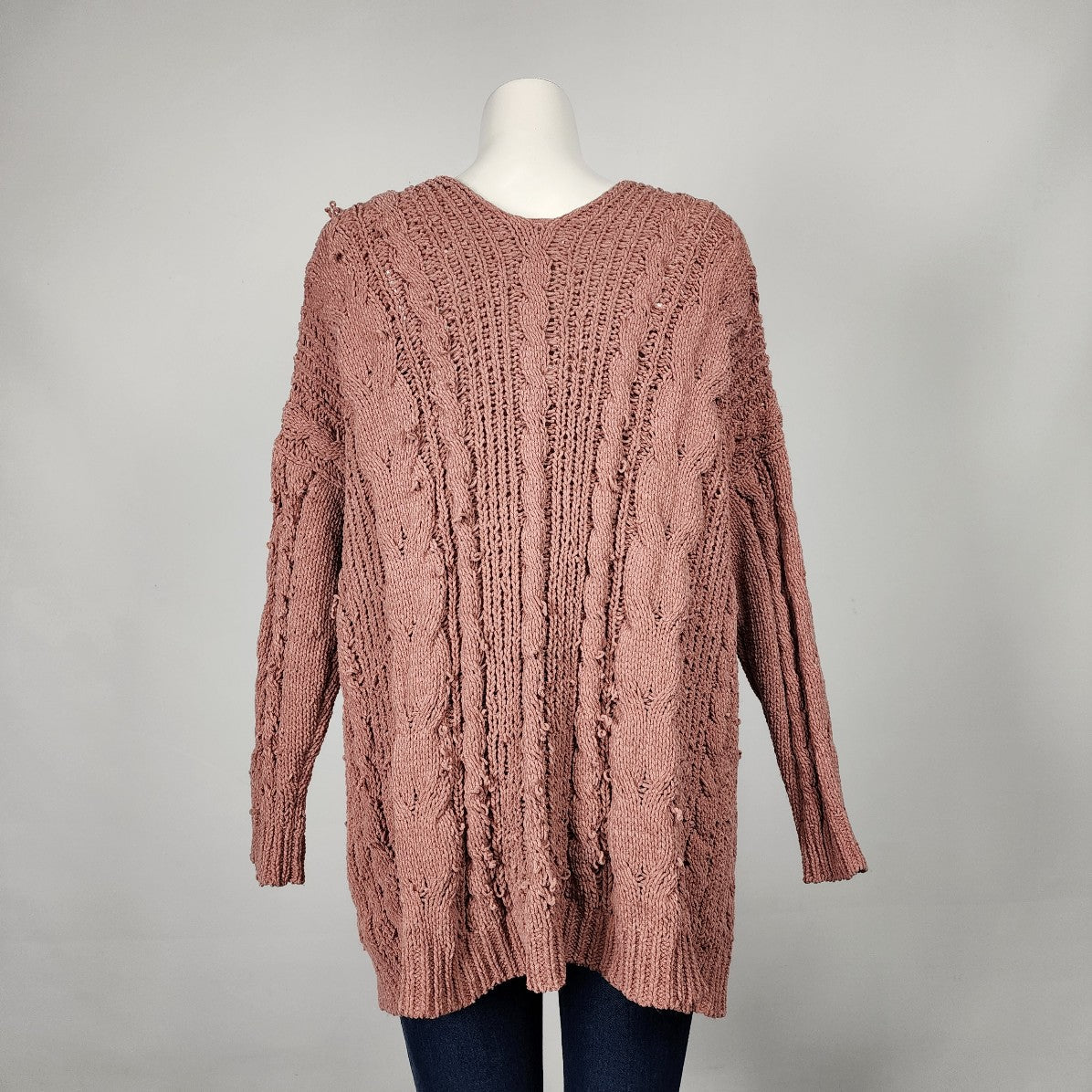 Love Tree Pink Soft Knit Cardigan Size M