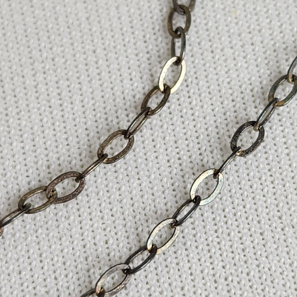 Vintage 925 Sterling Silver Scottish Heathergems Wood Pendant Necklace