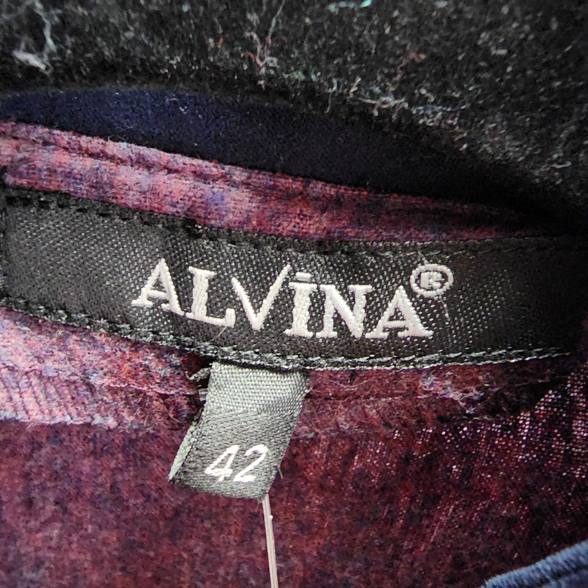 Alvina Purple Cotton Snap Front Shirt Dress Size M