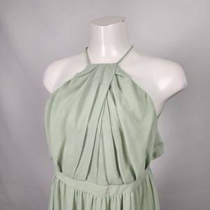 Sorella Vita Pastel Green Long Bridesmaids Gown Size S