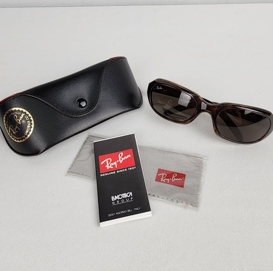 Ray Ban RB2126 Brown Tortoise Sunglasses With Case