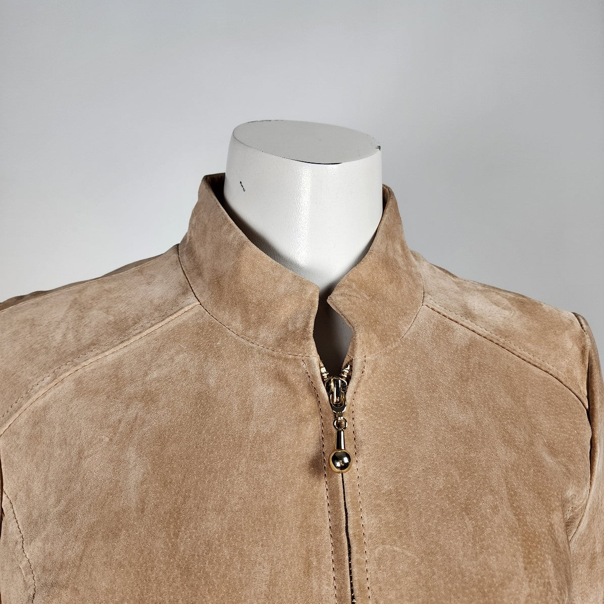 Guillaume Mocha Brown Suede Jacket Size M