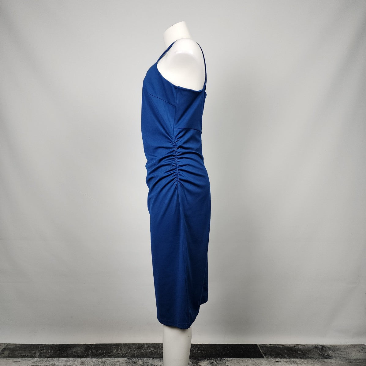 Grace Karin Blue One Shoulder Dress Size L