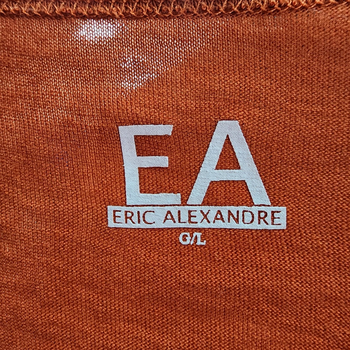 Eric Alexandre Orange Cotton Top Size M/L
