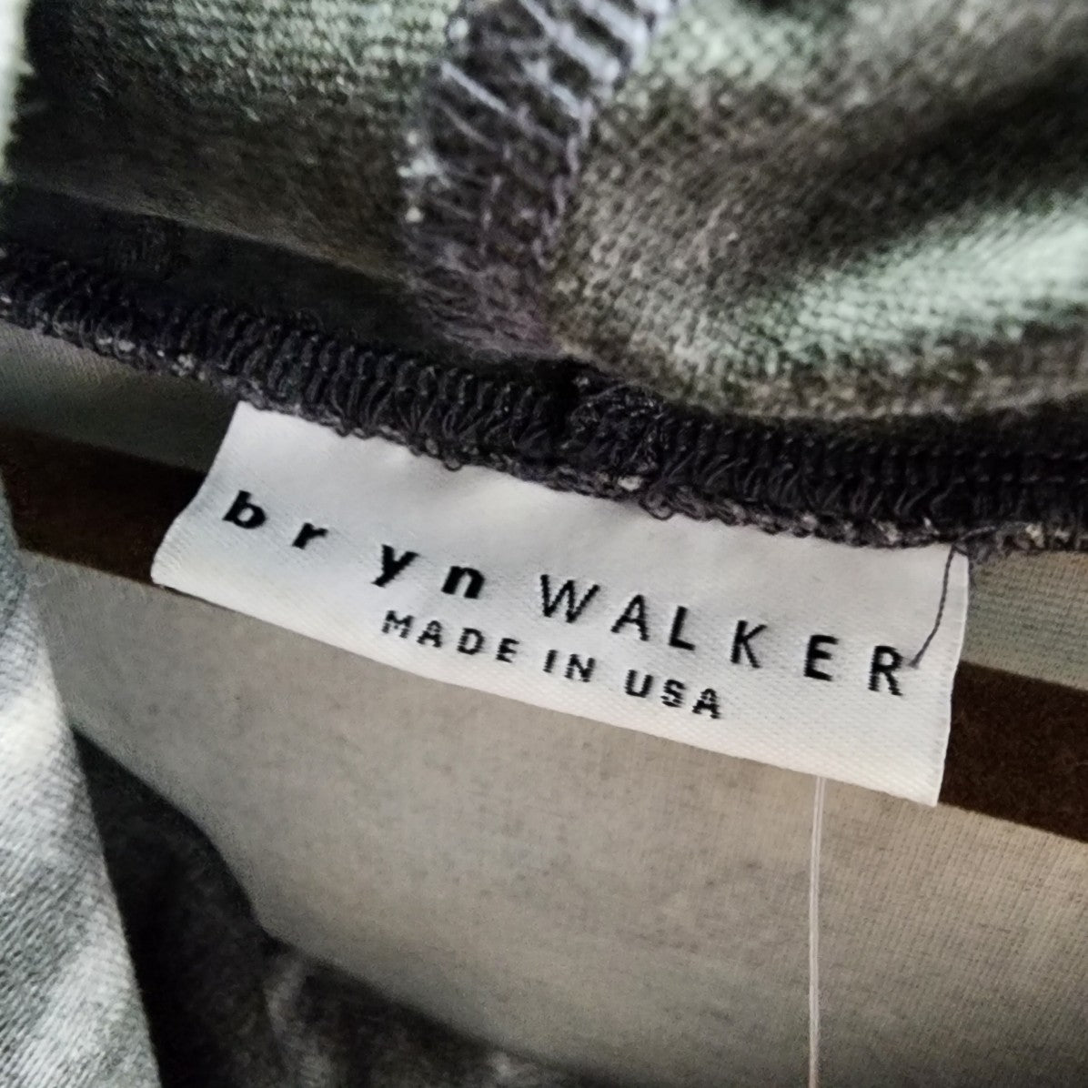Bryn Walker Grey Cowl Neck Asymmetrical Top Size M/L