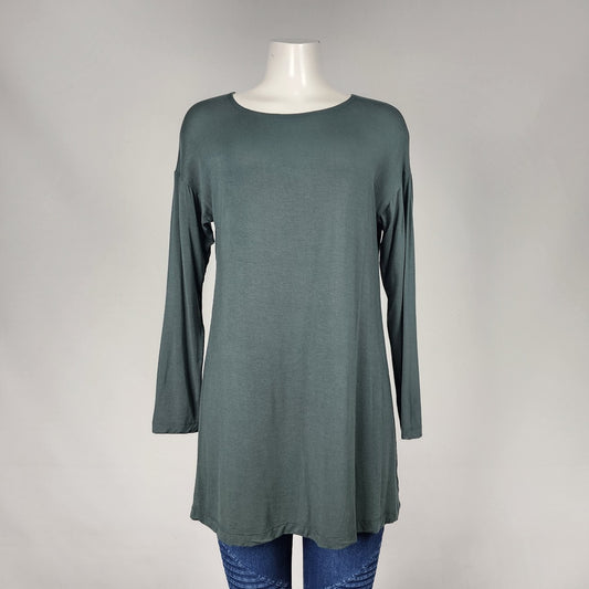 Bryn Walker Green Long Sleeve Top Size S