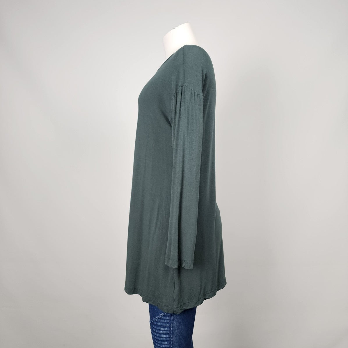 Bryn Walker Green Long Sleeve Top Size S