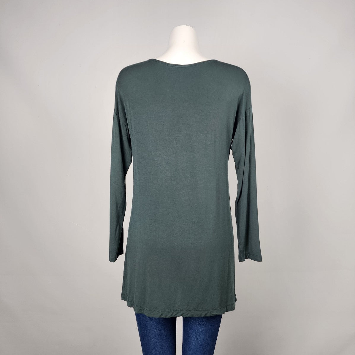 Bryn Walker Green Long Sleeve Top Size S