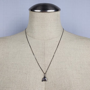 925 Sterling Silver Elephant Necklace