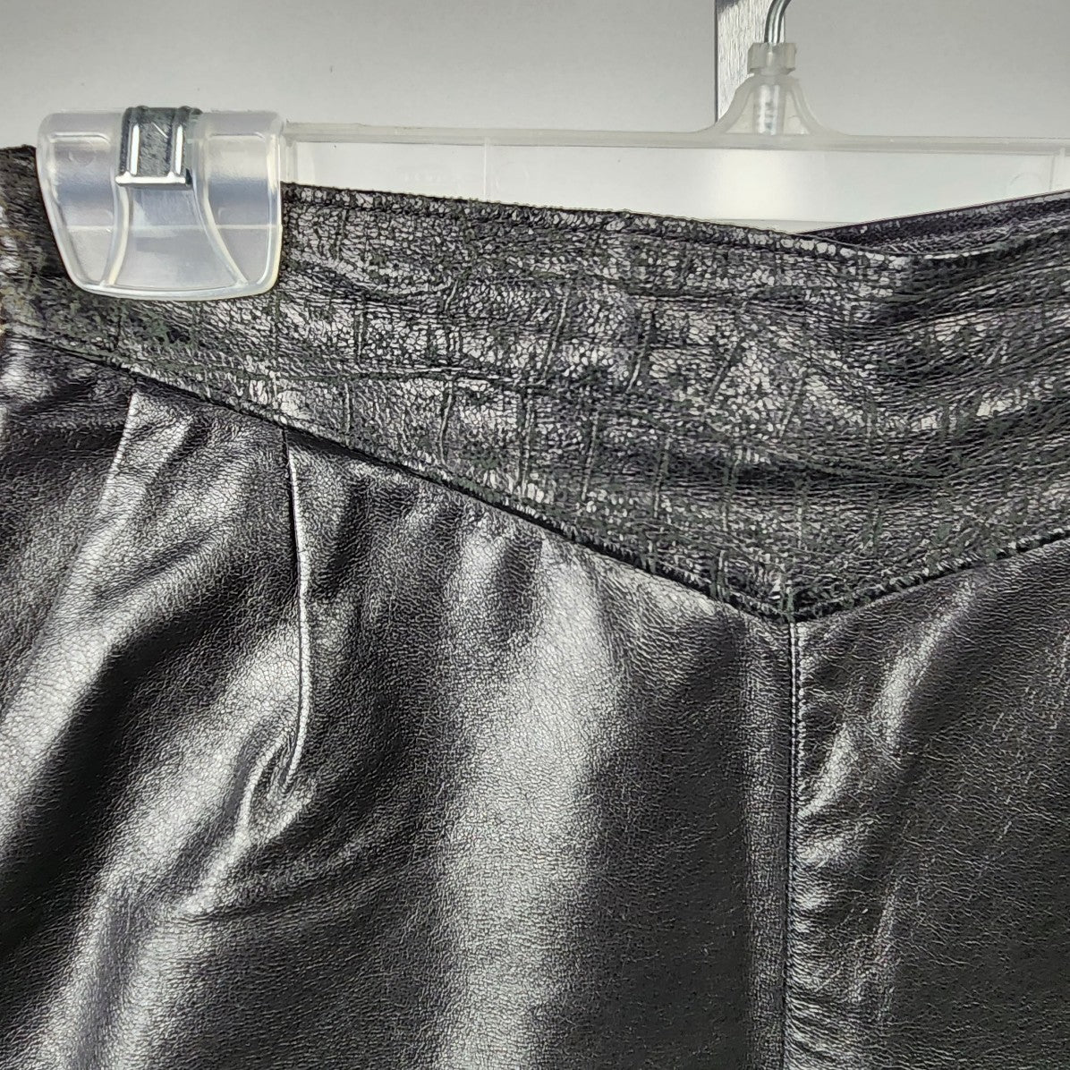 Vintage Black Leather Pants Size XS