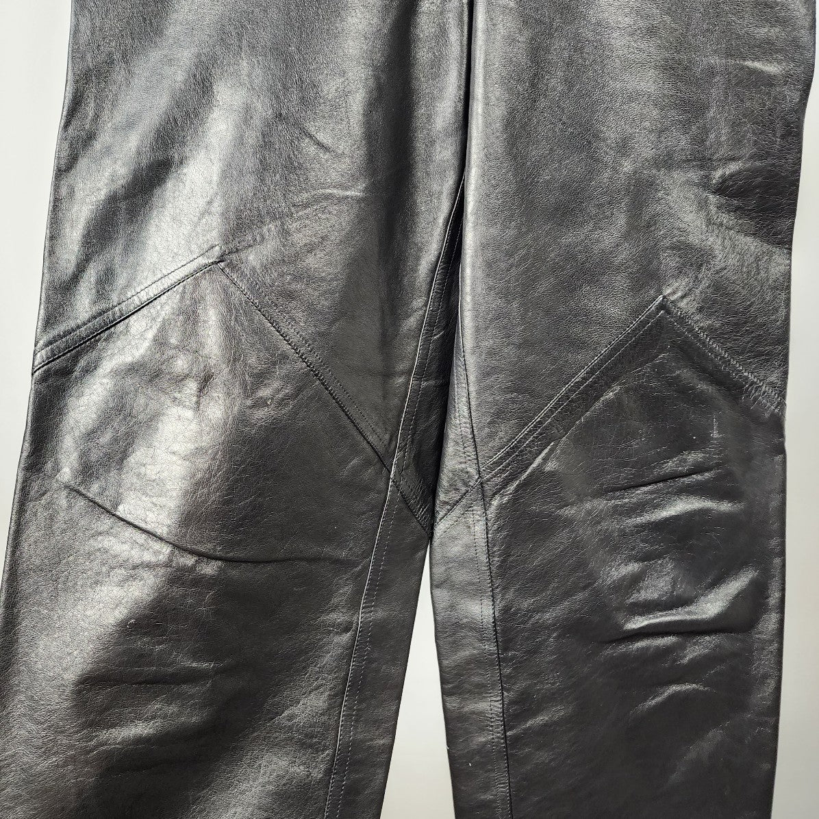 Vintage Black Leather Pants Size XS