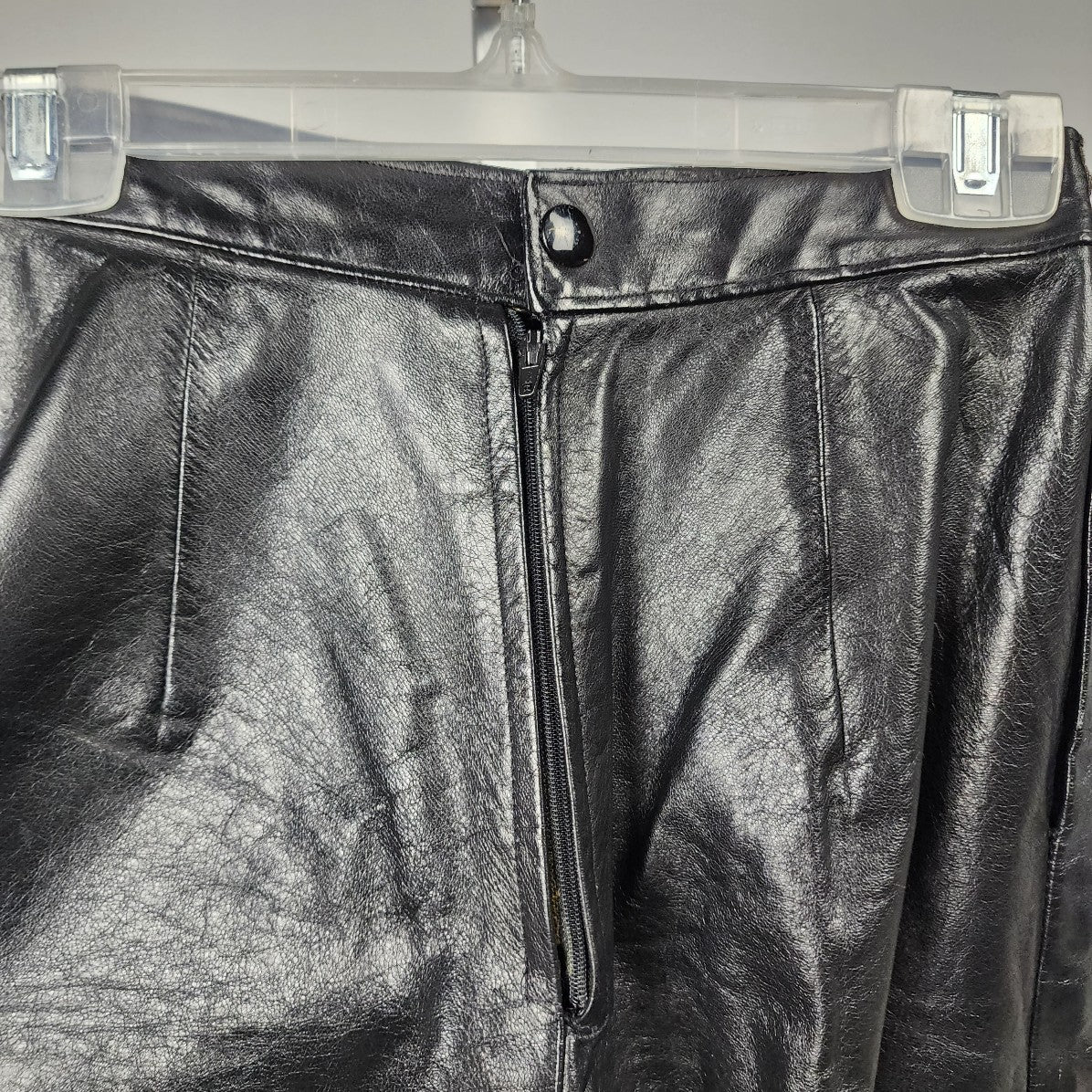 Vintage Black Leather Pants Size XS