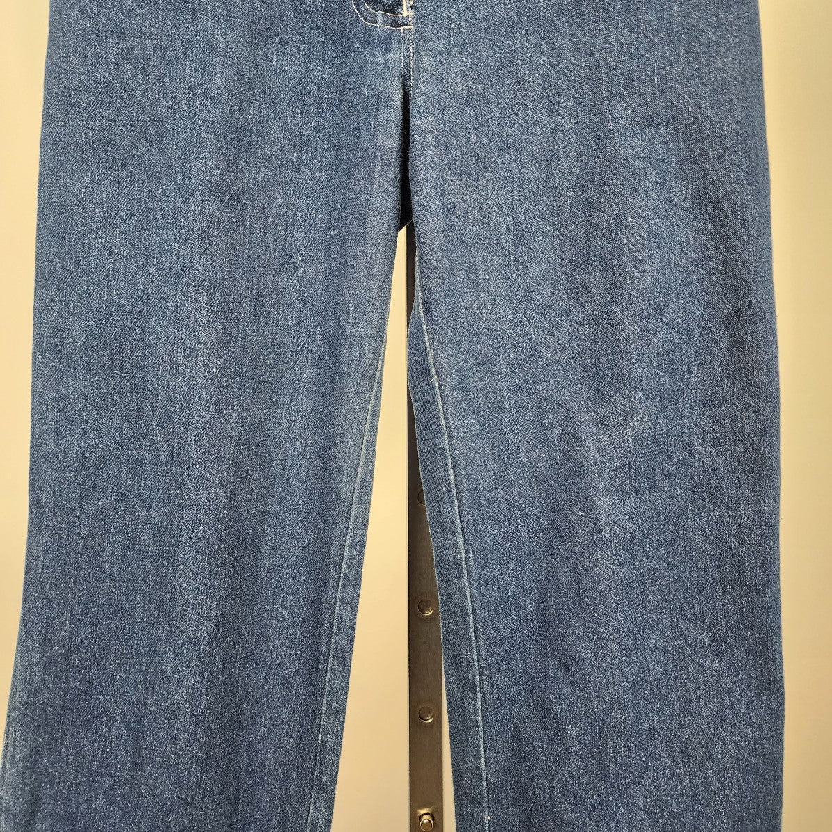 Vintage Blue High Rise Rainbow Pocket Straight Leg Jeans Size XS