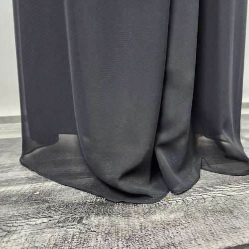 Alfred Angelo Black & White Ribbon Bridesmaid Event Dress Size 20