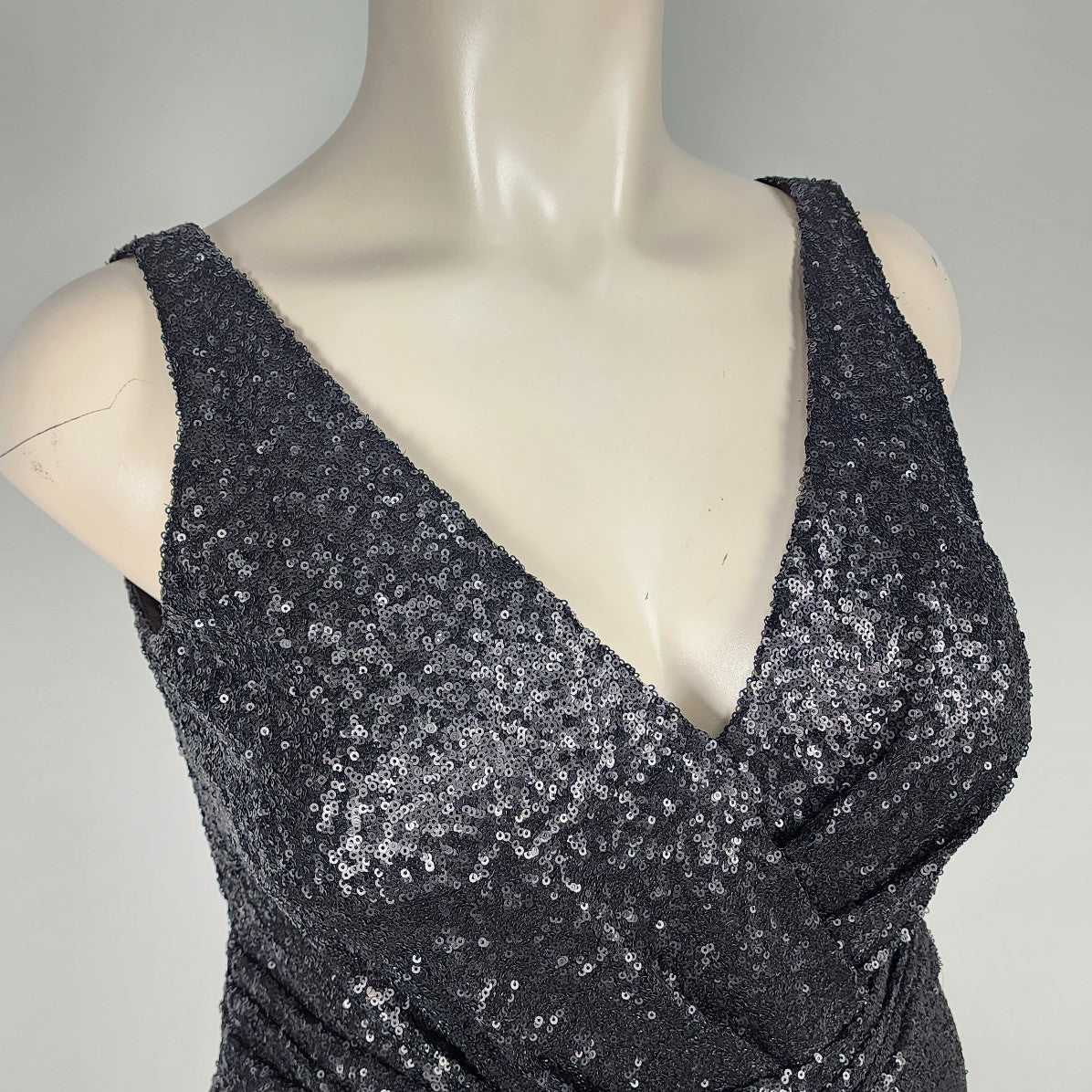 Sorella Vita Black Sequined Event Dress Size L