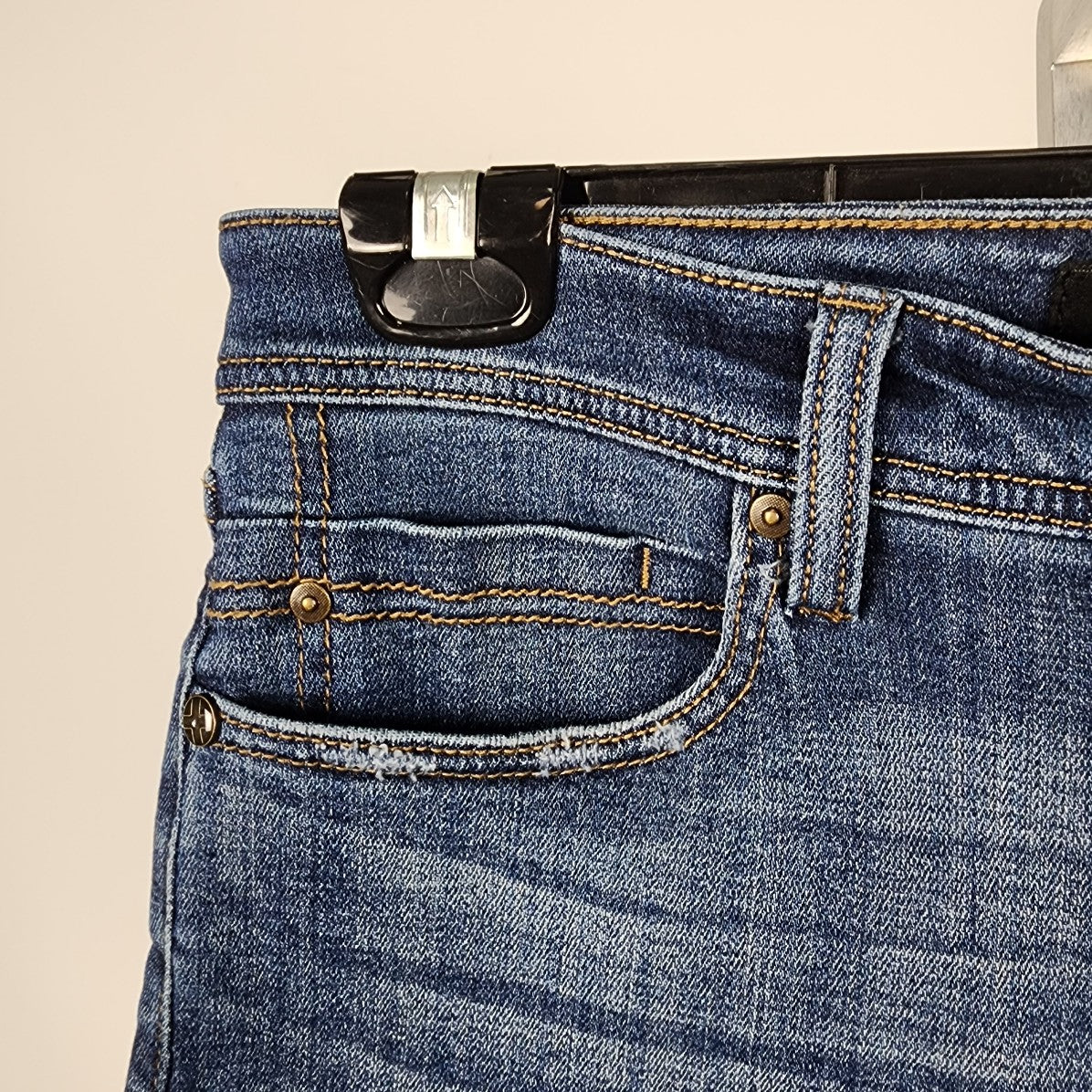Liverpool Cotton Denim Jean Shorts Size 6/28