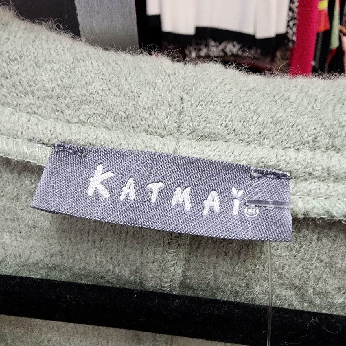 Katmai Green Flower One Detail Jacket Blazer Size S/M