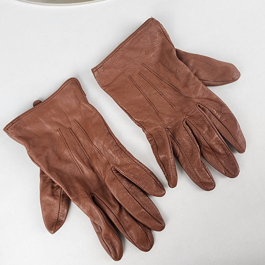 Denver Hayes Brown Leather Gloves